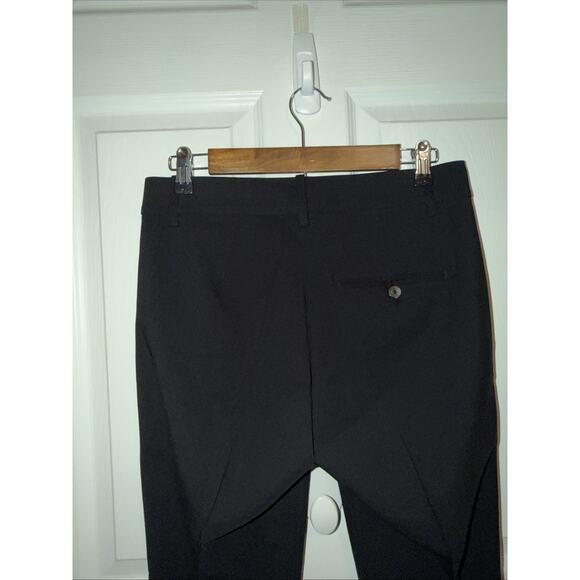 VINCE Tapered Trousers Dress Pants Wool Black Size 4 Mid Rise - Picture 3 of 7